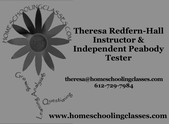 Theresa Redfern-Hall Homeschooling Classes